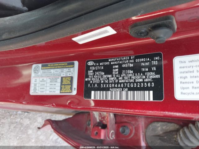 5XXGR4A67EG323563 KIA Optima Sx Turbo