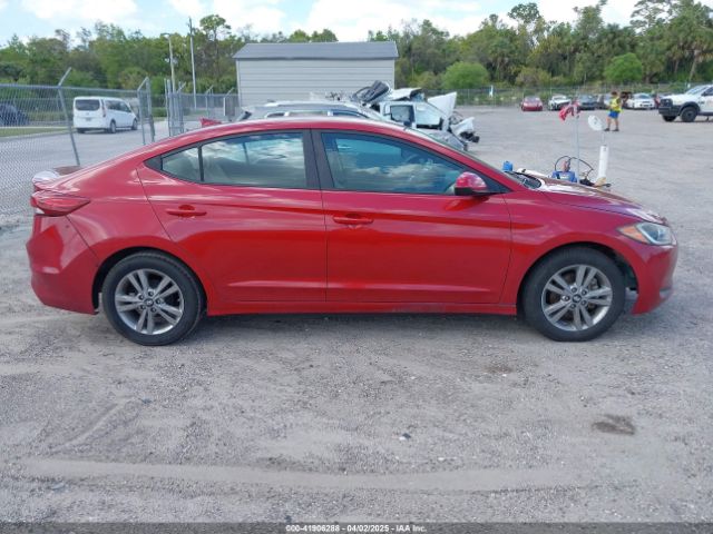 KMHD84LFXHU274856 Hyundai ELANTRA SE