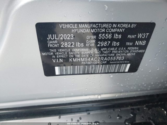 KMHM54AC2RA055703 Hyundai Ioniq 6 Limited