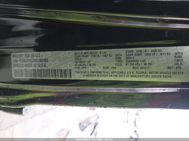 1C4RJXP63RW148483 Jeep Wrangler 4xe Sahara 4xe
