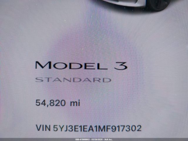 2021 TESLA MODEL 3 5YJ3E1EA1MF917302 Photo 6