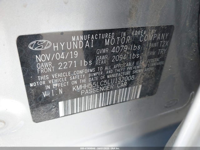 KMHH55LC5LU132008 Hyundai Elantra Gt N Line