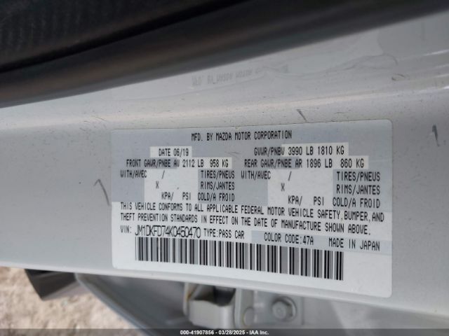 JM1DKFD74K0450470 Mazda Cx-3 Grand Touring