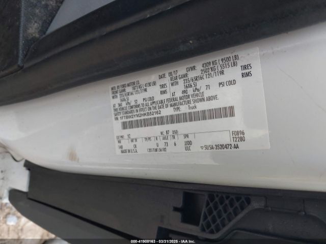 1FTBW2YM2HKB52162 Ford Transit-350
