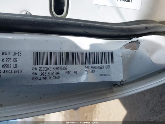 2016 DODGE CHARGER 2C3CDXCT8GH105198 Photo 8