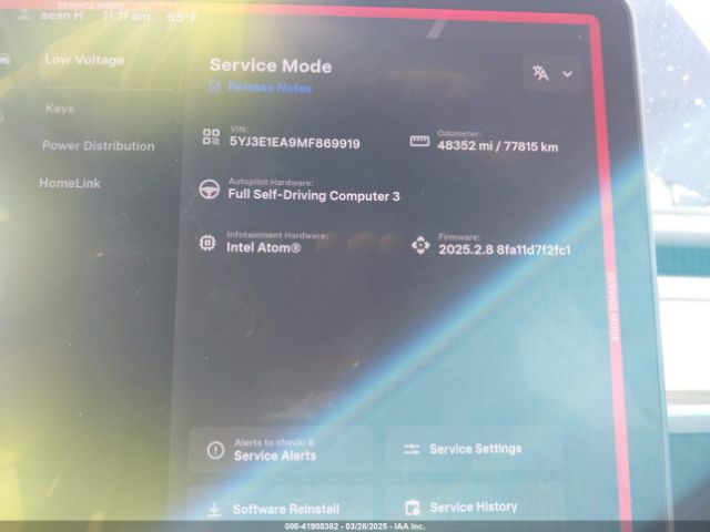 5YJ3E1EA9MF869919 Tesla Model 3 Standard Range Plus Rear-wheel Drive
