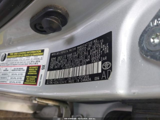 2T1BURHEXFC367553 Toyota COROLLA L
