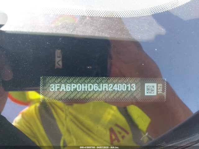 Ford FUSION SE 2018 3FA6P0HD6JR240013 Image 9