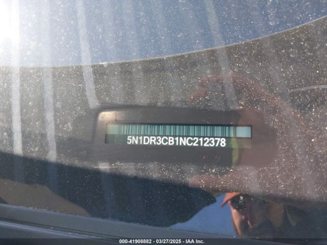 5N1DR3CB1NC212378 Nissan Pathfinder Sl 2wd