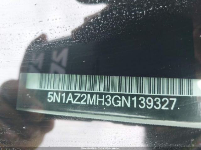 5N1AZ2MH3GN139327 Nissan Murano Platinum