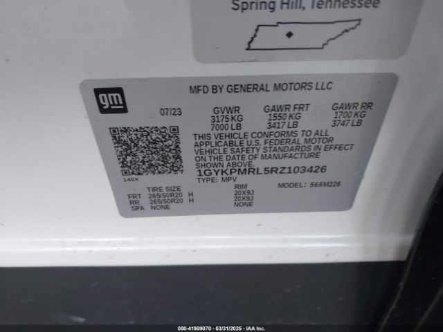 2024 CADILLAC LYRIQ 1GYKPMRL5RZ103426 Photo 8