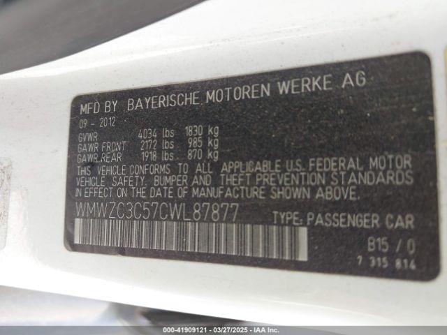 2012 MINI COOPER S COUNTRYMAN WMWZC3C57CWL87877 Photo 8