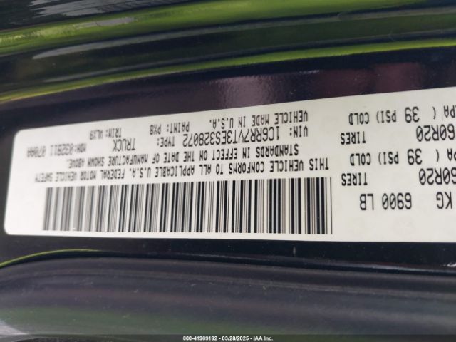 1C6RR7VT3ES328072 RAM 1500 Laramie