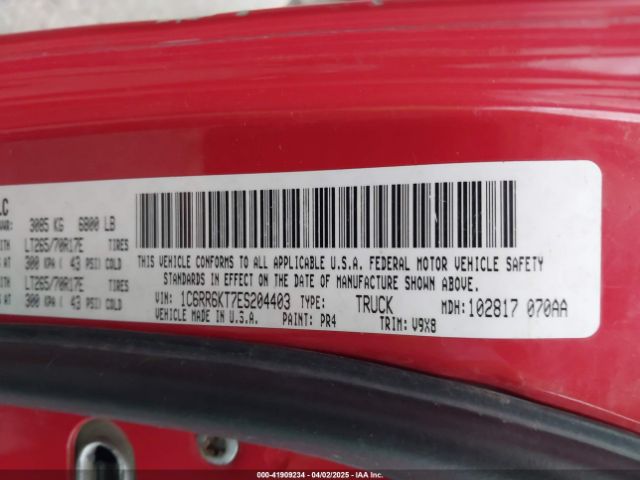 1C6RR6KT7ES204403 RAM 1500 Tradesman