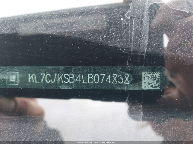 KL7CJKSB4LB074838 Chevrolet Trax Fwd Ls