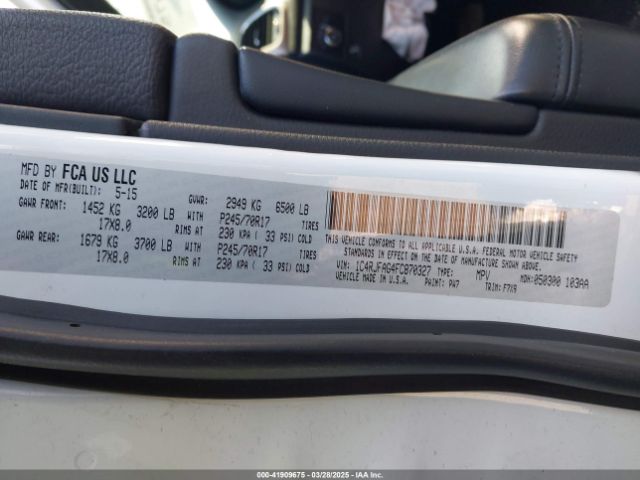 1C4RJFAG4FC870327 Jeep Grand Cherokee Laredo
