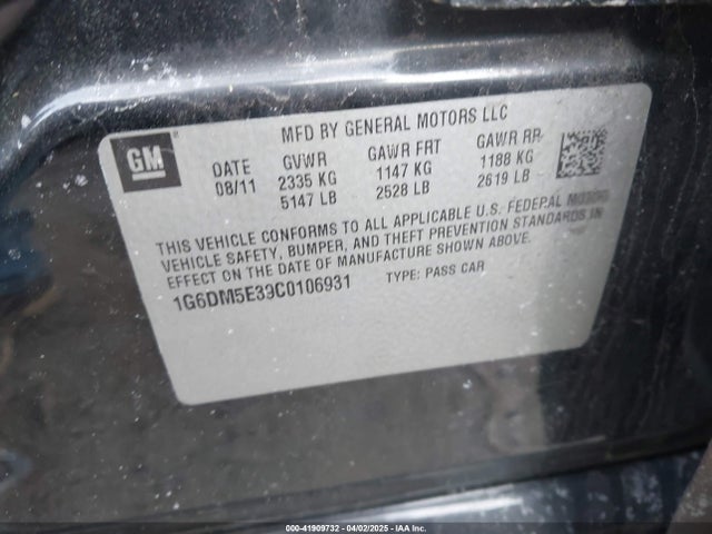 2012 CADILLAC CTS 1G6DM5E39C0106931 Photo 8