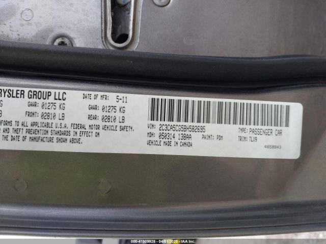 2011 CHRYSLER 300 2C3CA5CG5BH582695 Photo 8
