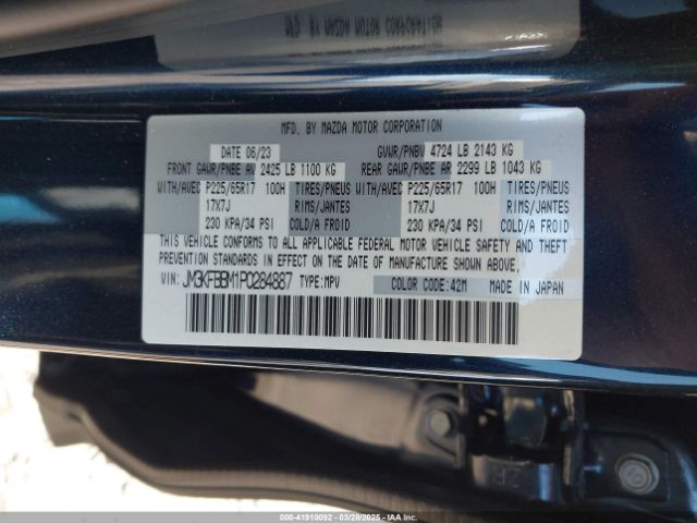 JM3KFBBM1P0284887 Mazda Cx-5 2.5 S Select
