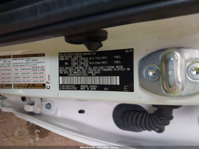 JTEBU5JR1K5712476 Toyota 4runner Trd Off Road