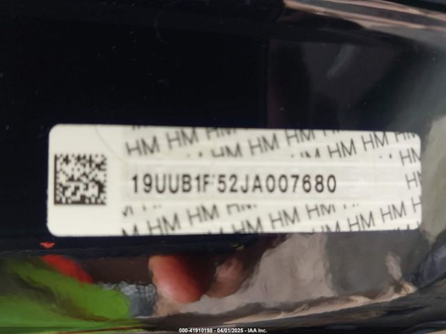 19UUB1F52JA007680 Acura Tlx Tech Pkg