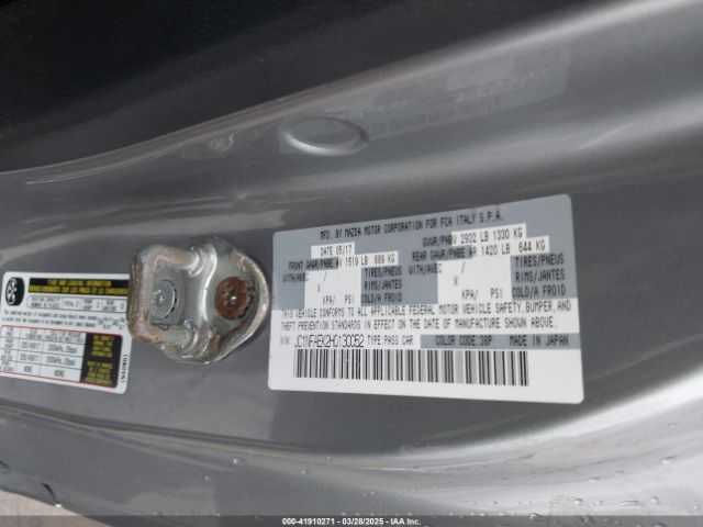 2017 FIAT 124 SPIDER JC1NFAEK2H0130052 Photo 8