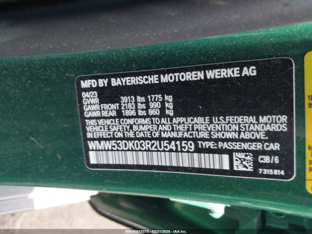 2024 MINI HARDTOP WMW53DK03R2U54159 Photo 8