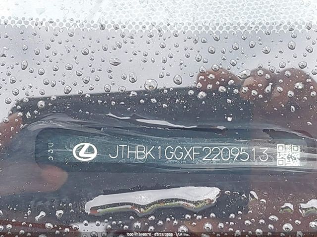 JTHBK1GGXF2209513 Lexus ES 350