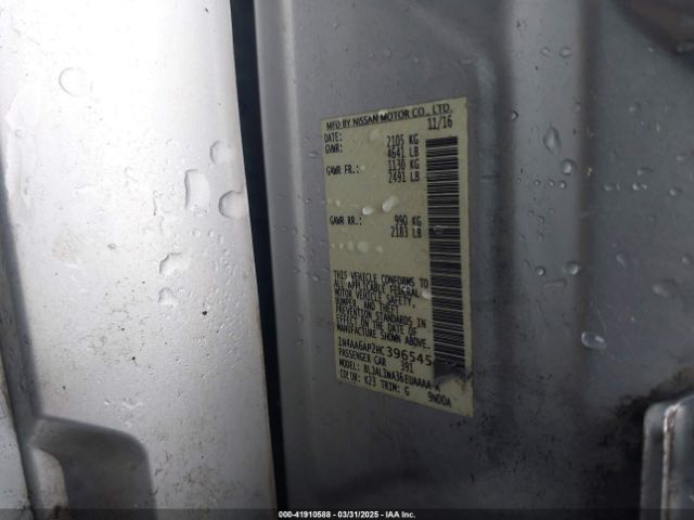 1N4AA6AP2HC396545 Nissan Maxima 3.5 Sr