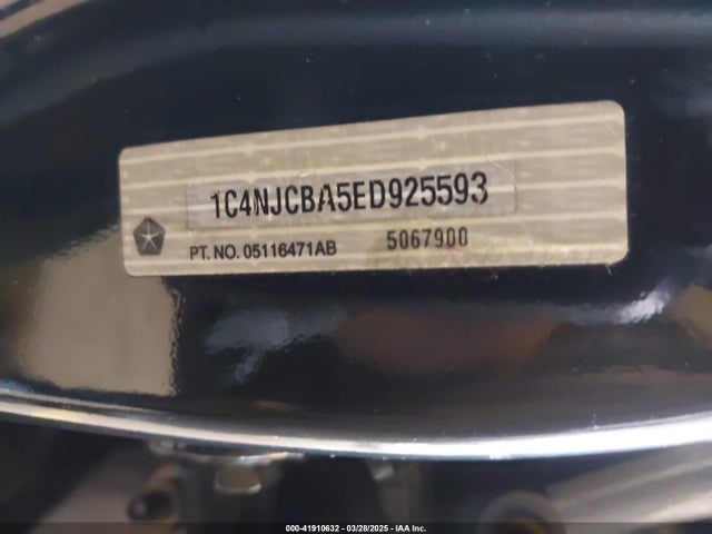 Jeep Compass Sport 2014 1C4NJCBA5ED925593 Image 9