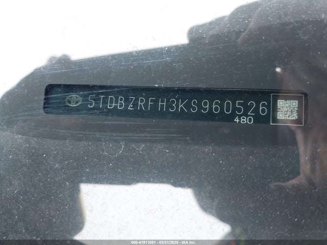 5TDBZRFH3KS960526 Toyota Highlander Le