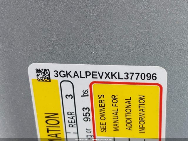 3GKALPEVXKL377096 GMC Terrain Slt