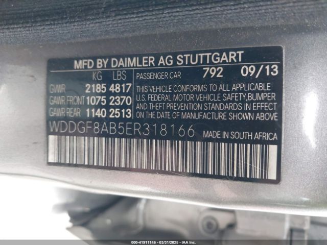 WDDGF8AB5ER318166 Mercedes-Benz C 300 Luxury 4matic/sport 4matic
