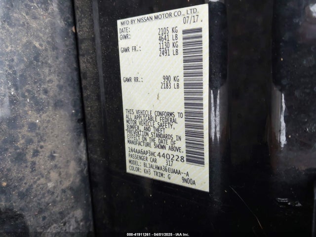 Nissan Maxima 3.5 Platinum 2017 1N4AA6AP3HC440228 Image 9