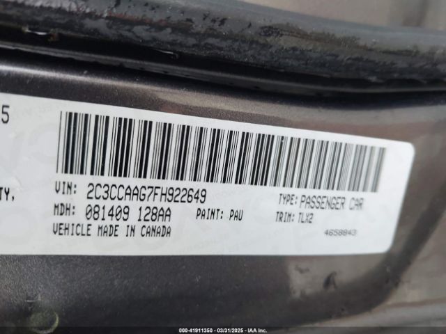 2C3CCAAG7FH922649 Chrysler 300 Limited