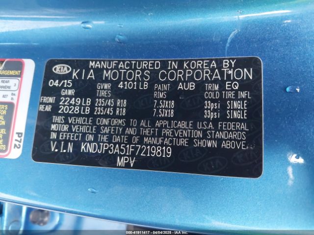 KNDJP3A51F7219819 KIA SOUL +