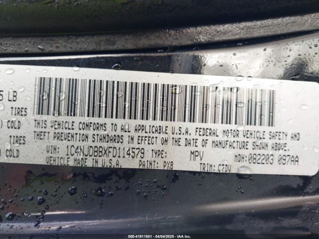1C4NJDBBXFD114579 Jeep Compass Sport