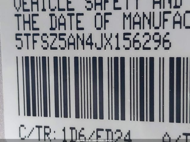 5TFSZ5AN4JX156296 Toyota Tacoma Trd Off Road