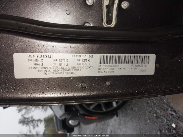 2C3CDXHG8FH848115 Dodge Charger Sxt