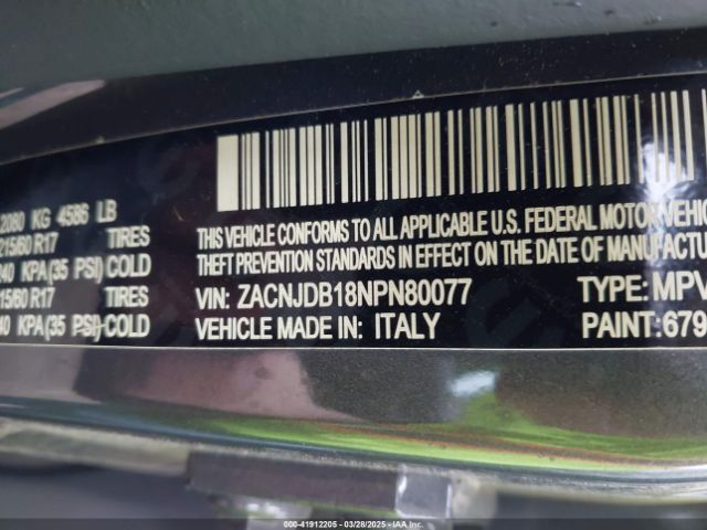 2022 JEEP RENEGADE ZACNJDB18NPN80077 Photo 8