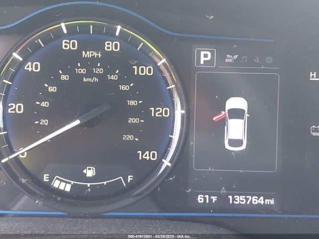 KMHC65LCXKU125030 Hyundai Ioniq Hybrid Blue