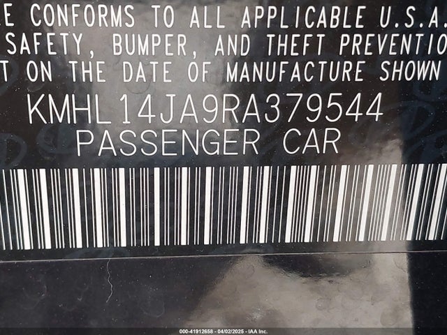 KMHL14JA9RA379544 Hyundai gdi theta iii