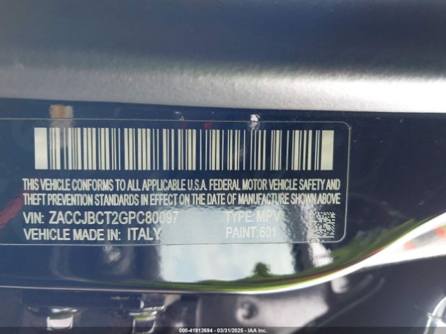 ZACCJBCT2GPC80097 Jeep Renegade Trailhawk
