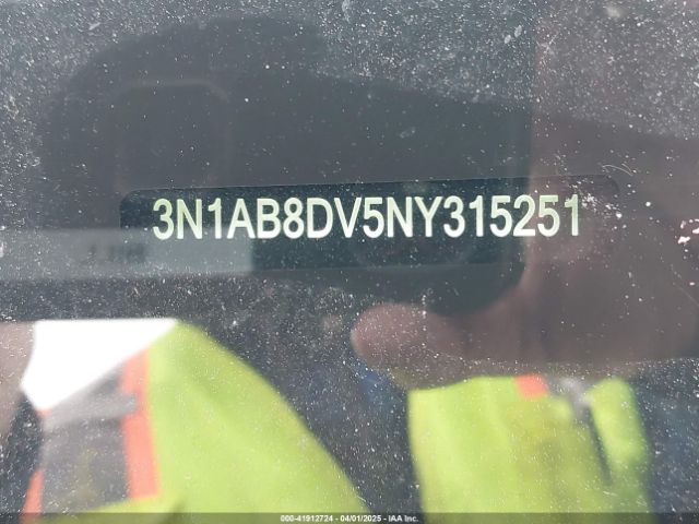 3N1AB8DV5NY315251 Nissan Sentra Sr Xtronic Cvt