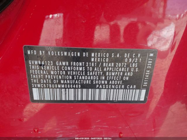 2021 VOLKSWAGEN JETTA 3VWC57BU8MM086469 Photo 8