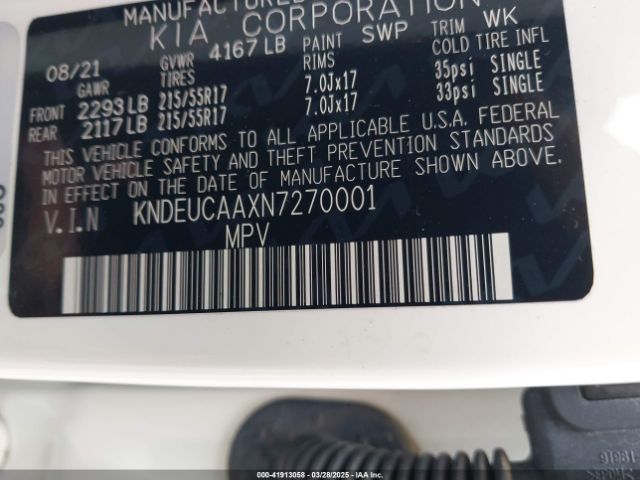 KNDEUCAAXN7270001 KIA SELTOS S