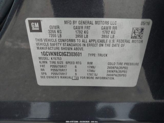 1GCVKNEC8GZ303601 Chevrolet Silverado 1500 Ls