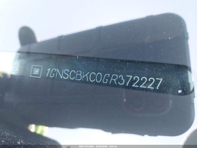 1GNSCBKC0GR372227 Chevrolet Tahoe Lt