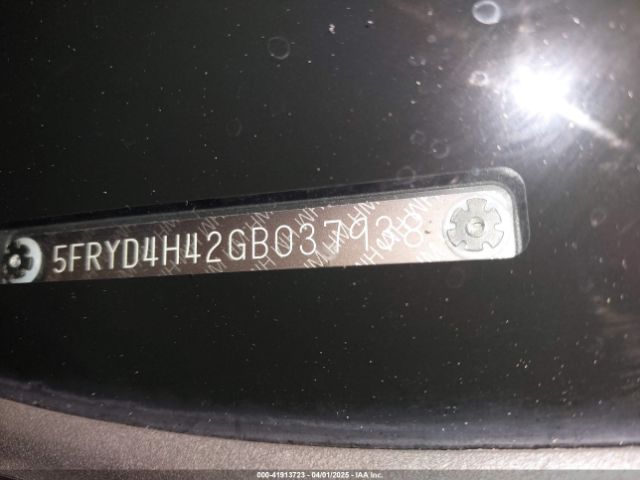 5FRYD4H42GB037938 Acura Mdx Technology   Acurawatch Plus Packages/technology Package