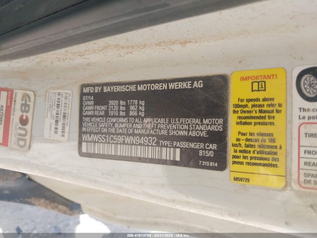 2015 MINI PACEMAN WMWSS1C59FWN94932 Photo 8